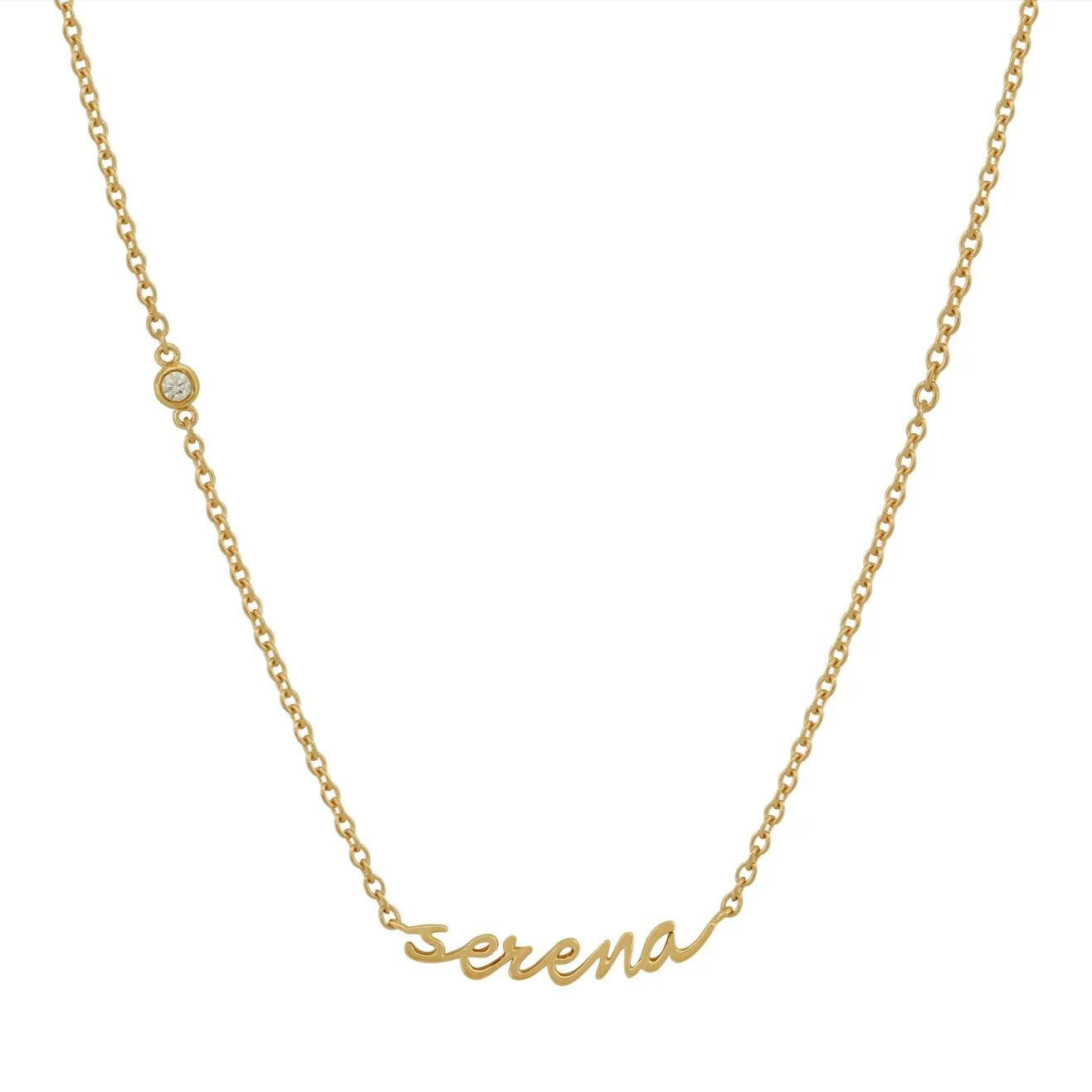 Kids Nameplate Calligraphy Necklace