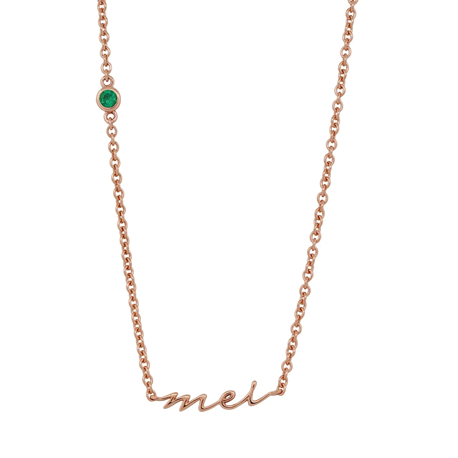 Kids Nameplate Calligraphy Necklace