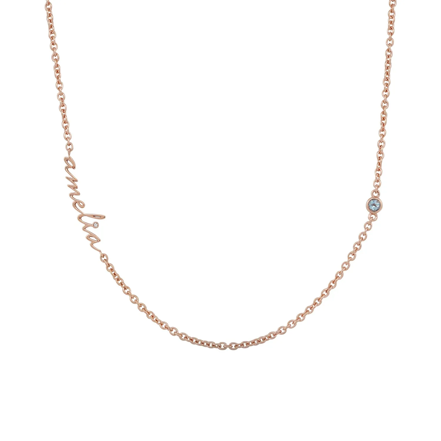 Kids Nameplate Calligraphy Necklace