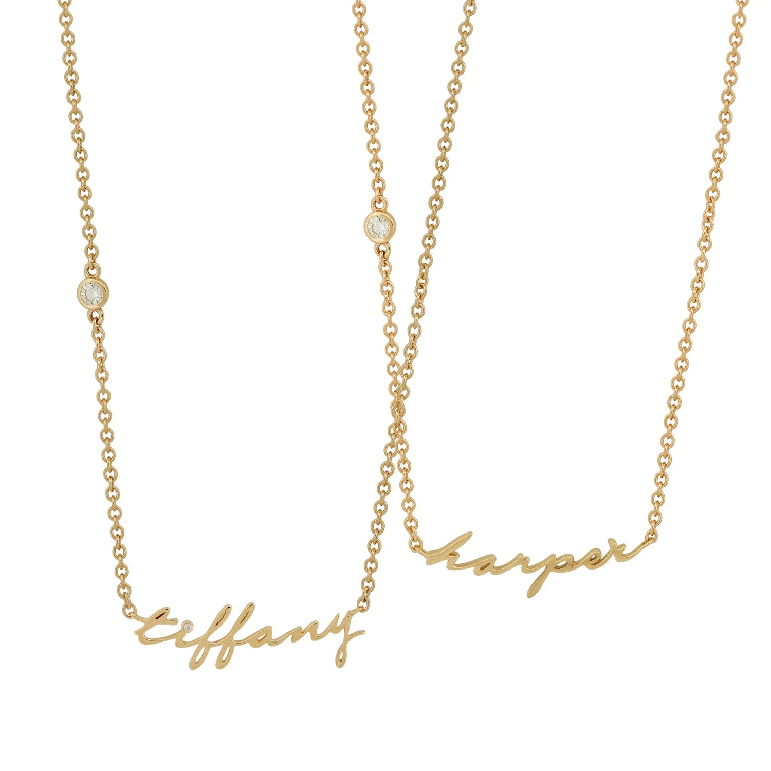 Kids Nameplate Calligraphy Necklace