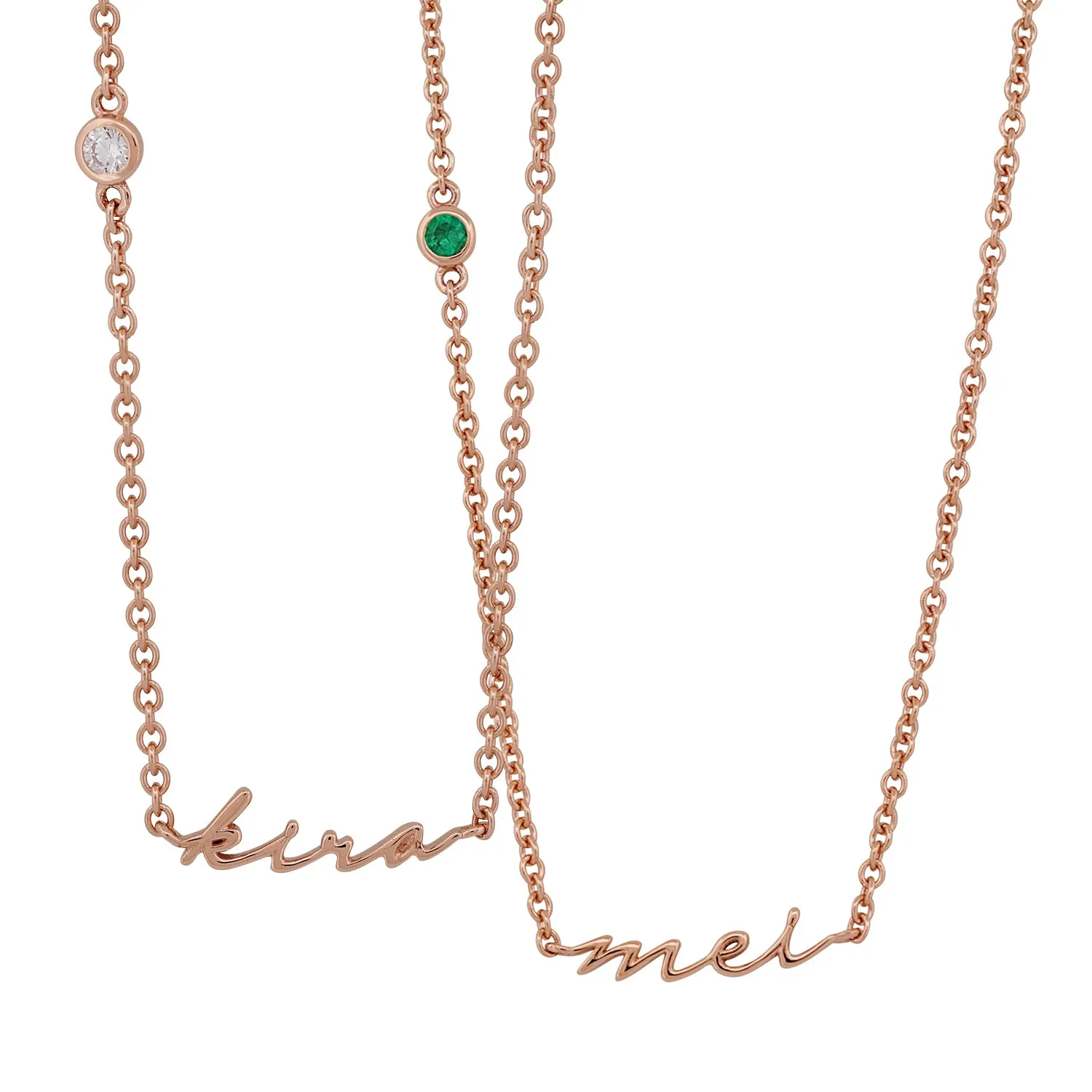Kids Nameplate Calligraphy Necklace