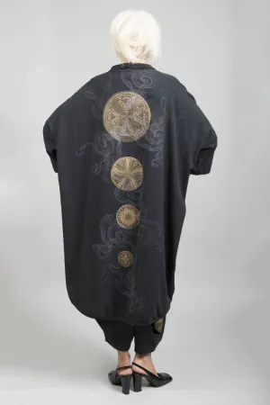 Kimono Jacket Printed-Blue Fish Clothing