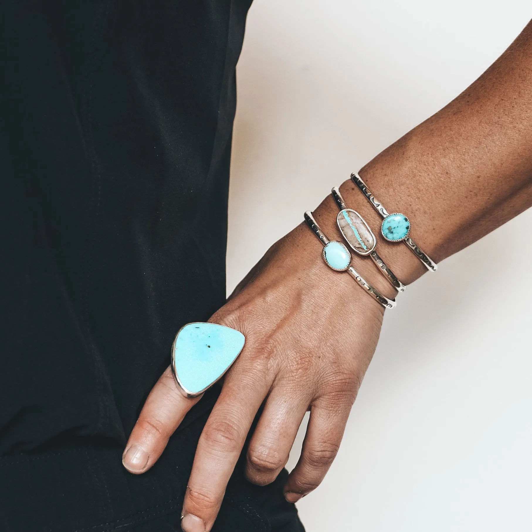 Kingman Turquoise Cuff #2