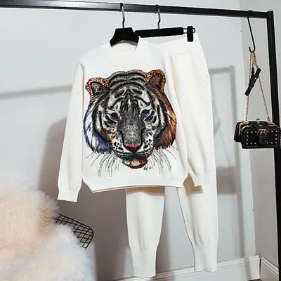 Knitwear 2 Piece Suits Women Fashion