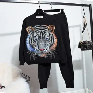 Knitwear 2 Piece Suits Women Fashion
