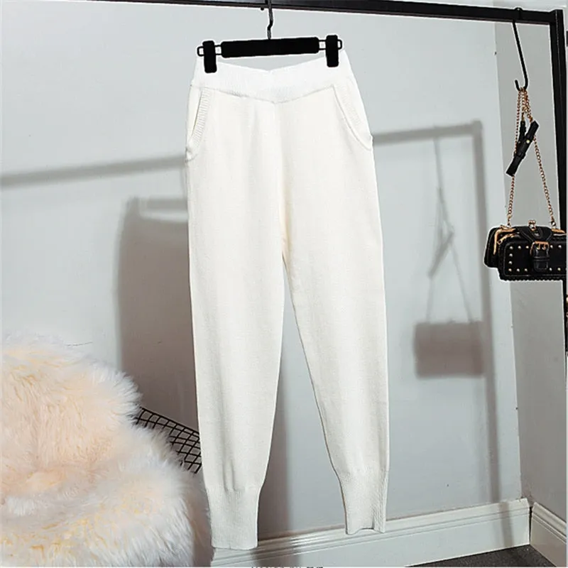 Knitwear 2 Piece Suits Women Fashion