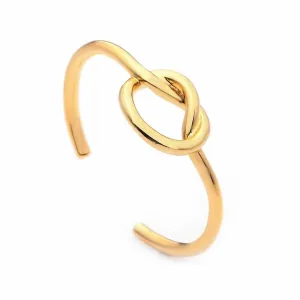 Knot Cuff Bracelets In Gold