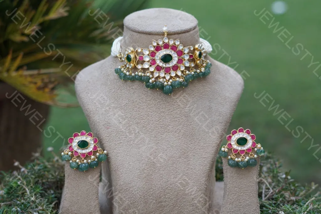 Kundan Choker set(Preorder) 4-817