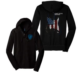 KWS Signature Series -  Red White & Blue Guitar Light Weight Hoodie