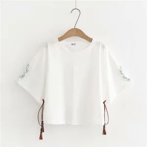 Lace-Up T-Shirt