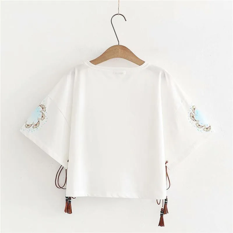 Lace-Up T-Shirt