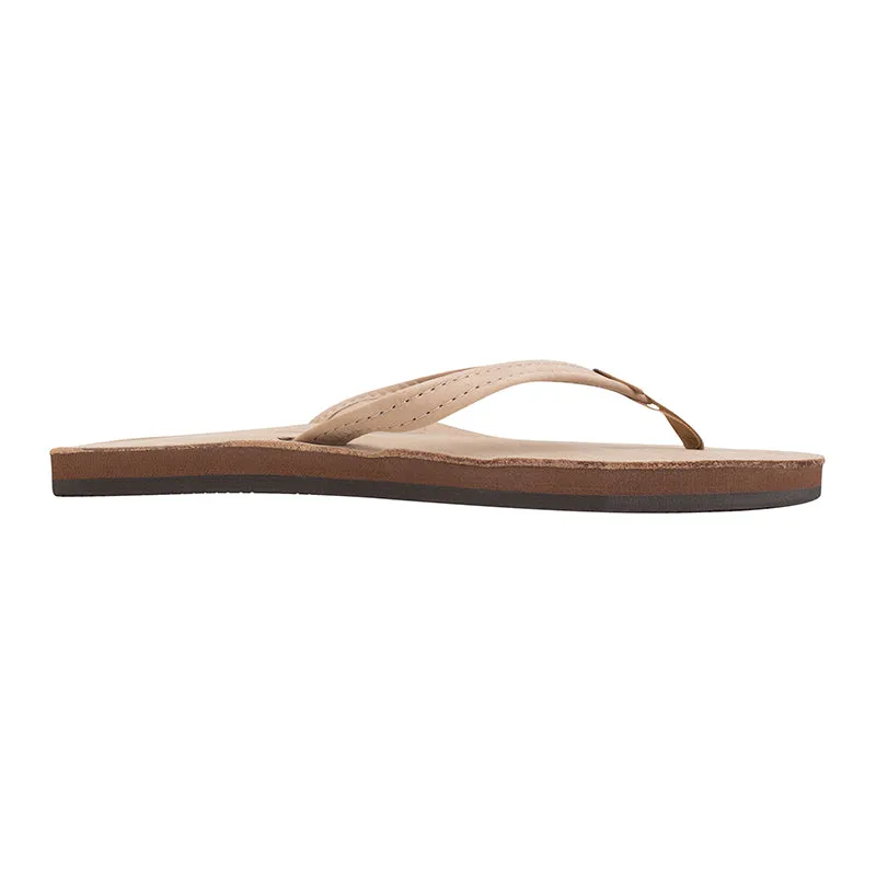 Ladies Single Layer Narrow Strap Premier Leather Sandal
