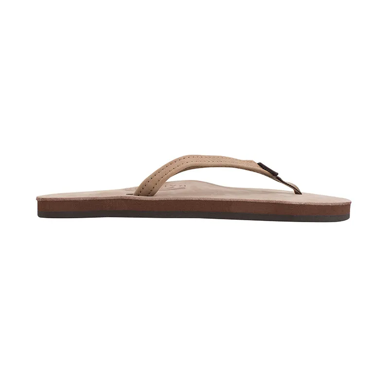 Ladies Single Layer Narrow Strap Premier Leather Sandal