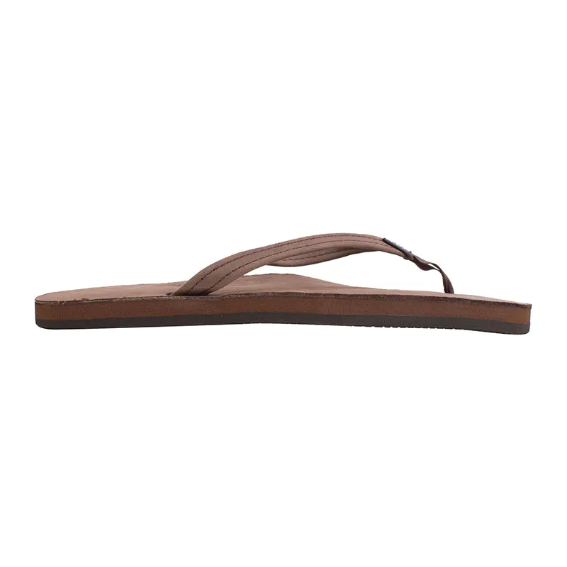 Ladies Single Layer Narrow Strap Premier Leather Sandal