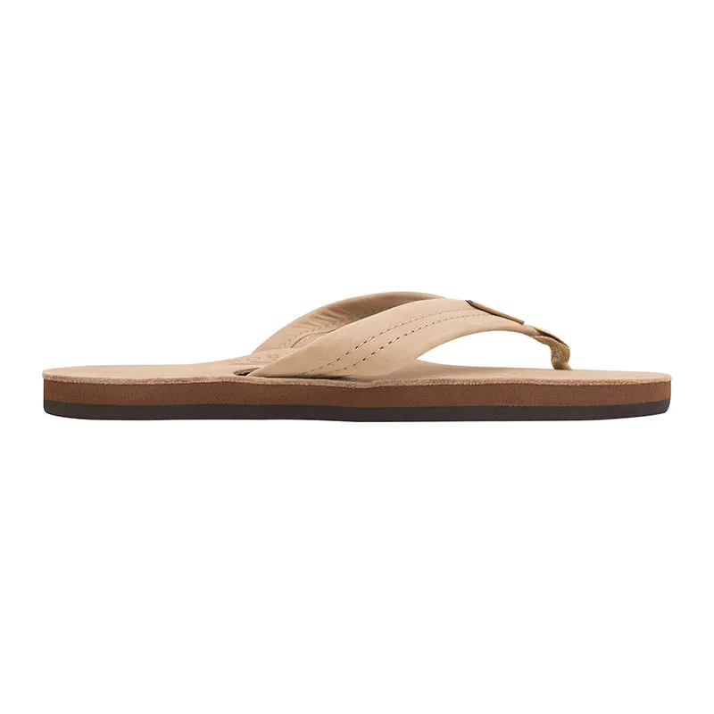 Ladies Single Layer Wide Strap Premier Leather Sandal