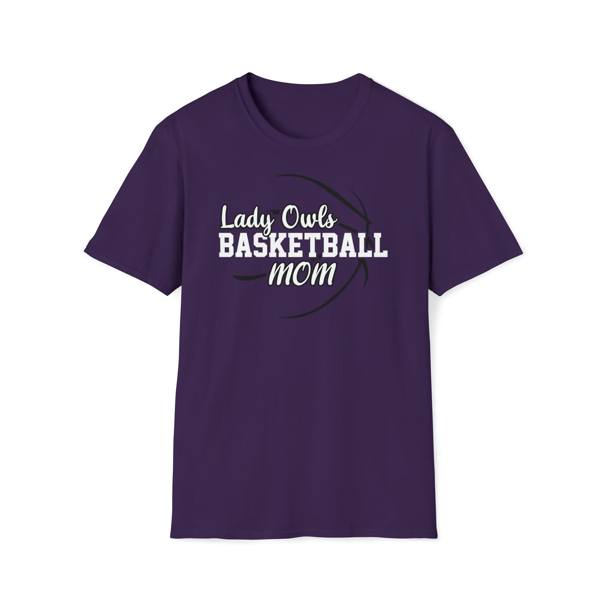 Lady Owls Basketball Mom Unisex Softstyle T-Shirt