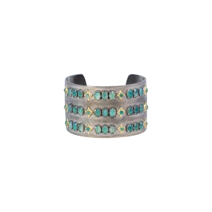 LARGE GRANDIDIERITE KICK CUFF BRACELET