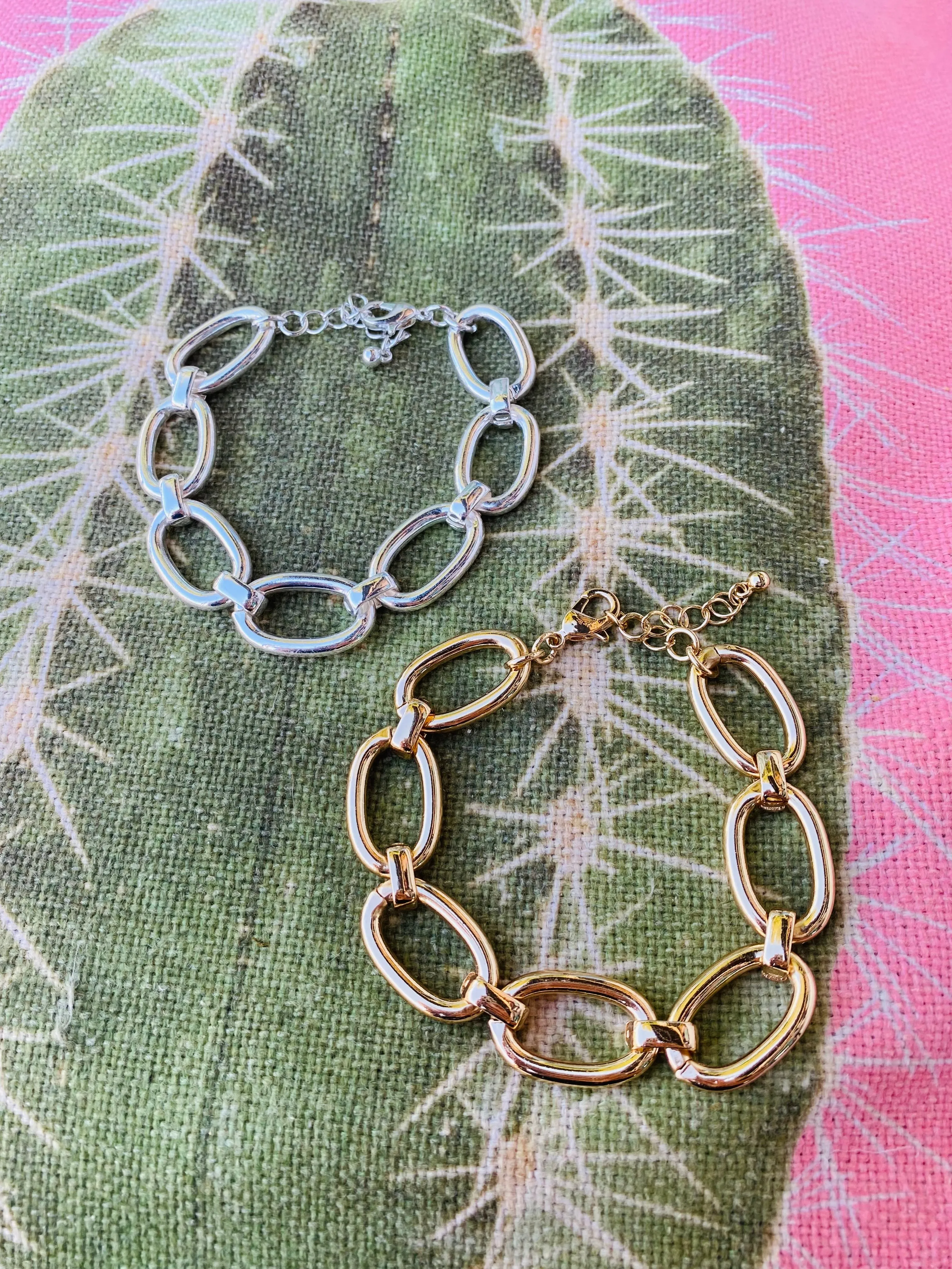 Large Link Bracelet