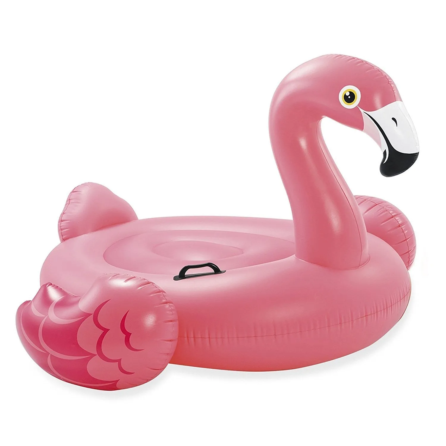 Large Pink Inflatable Flamingo Ride On Float Lounger Beach Summer Pool Toy