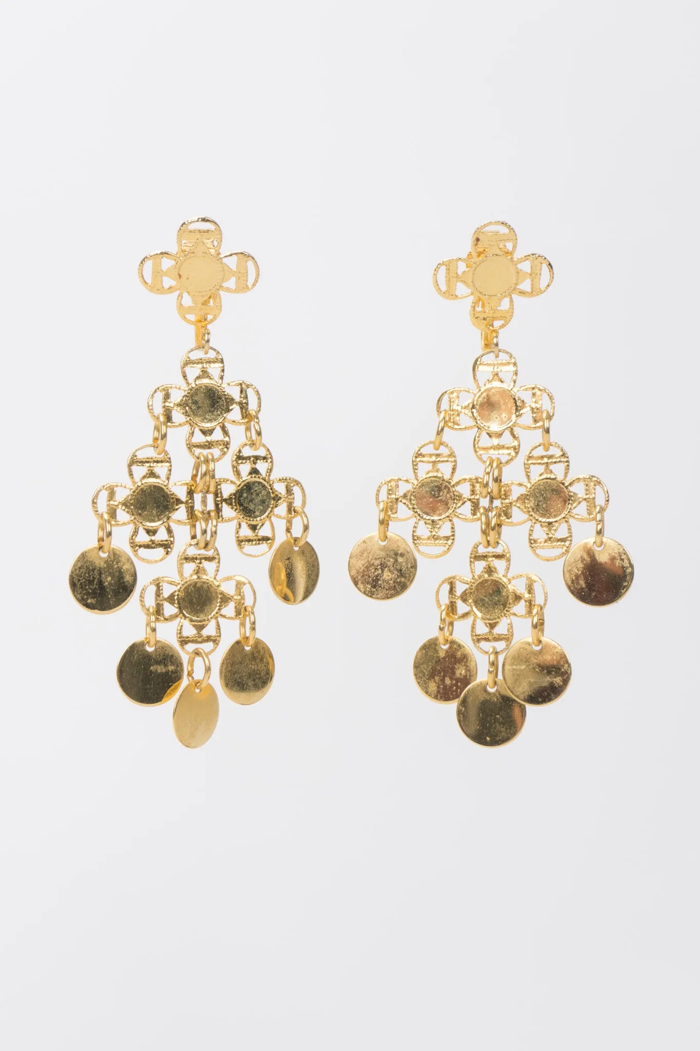 Lattice Mesh Necklace and Earring Set
