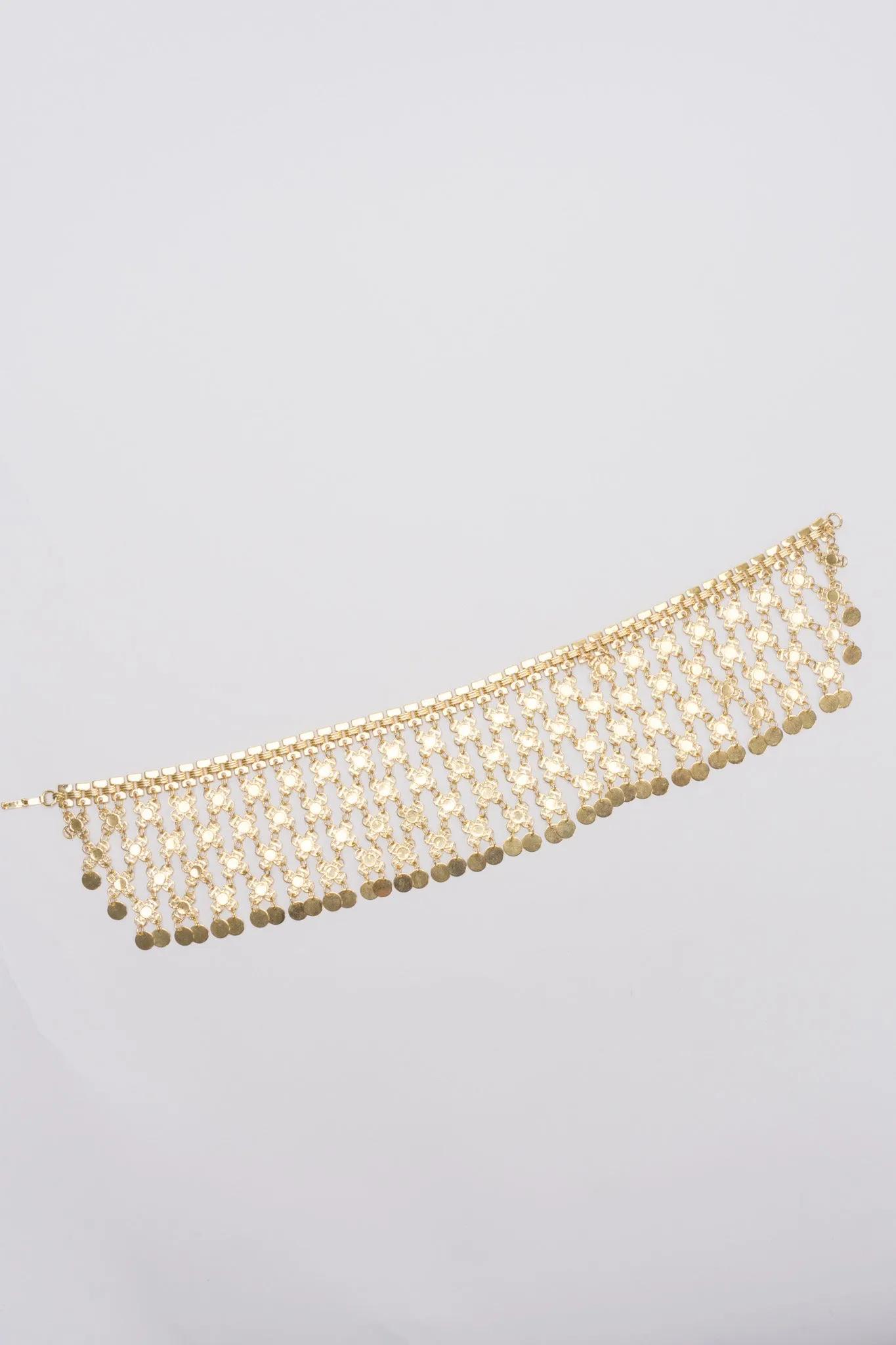 Lattice Mesh Necklace and Earring Set