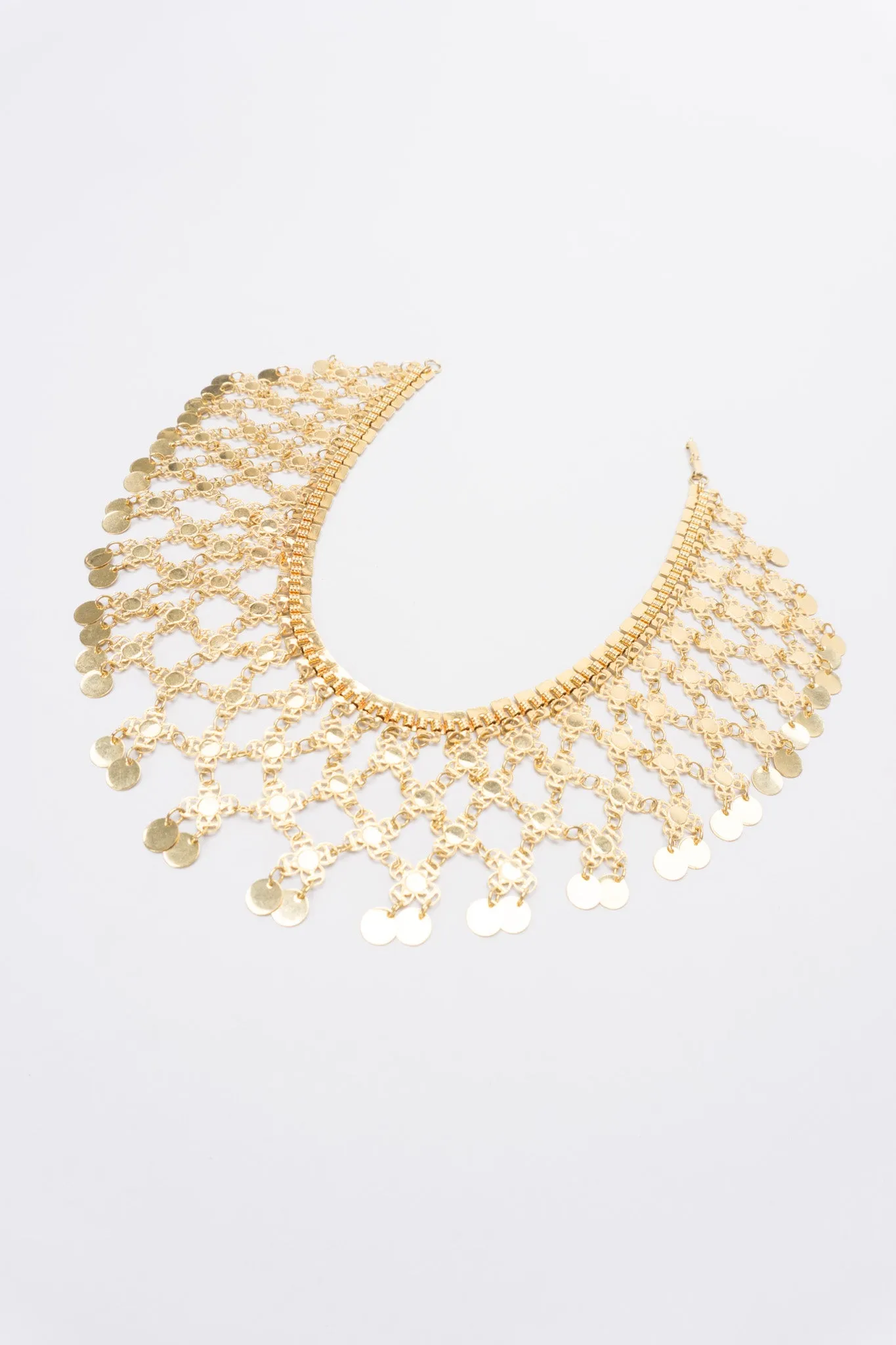 Lattice Mesh Necklace and Earring Set