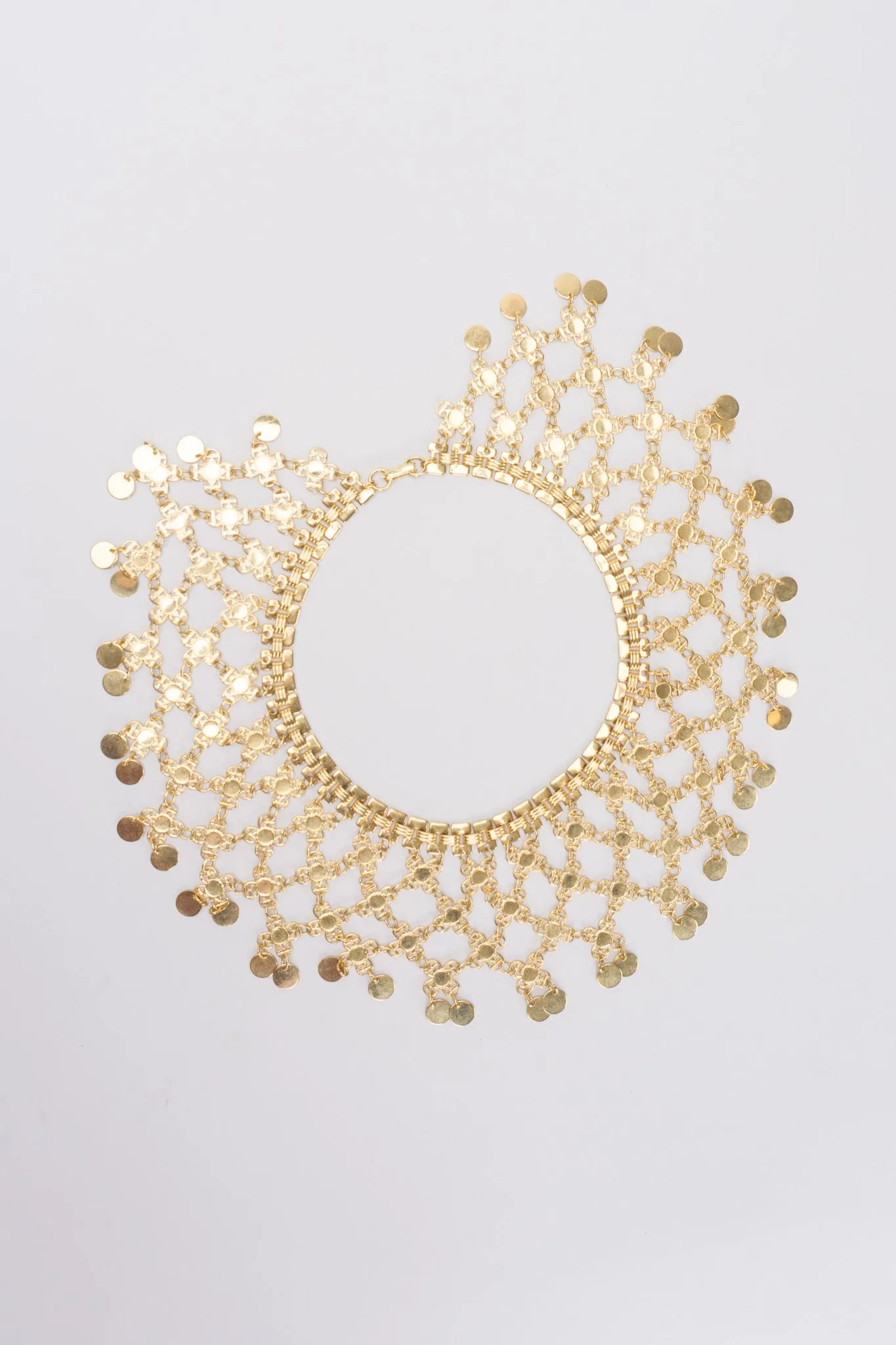 Lattice Mesh Necklace and Earring Set