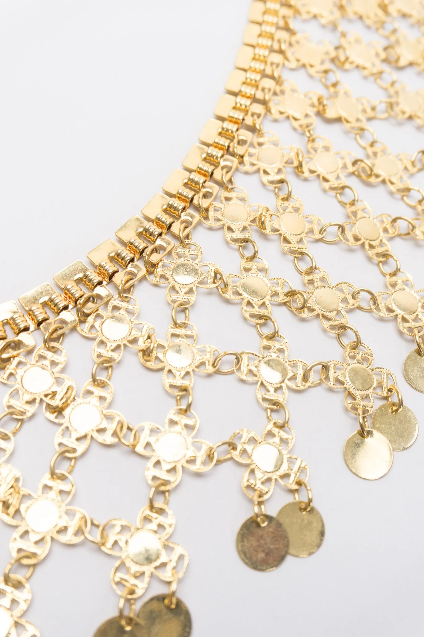 Lattice Mesh Necklace and Earring Set