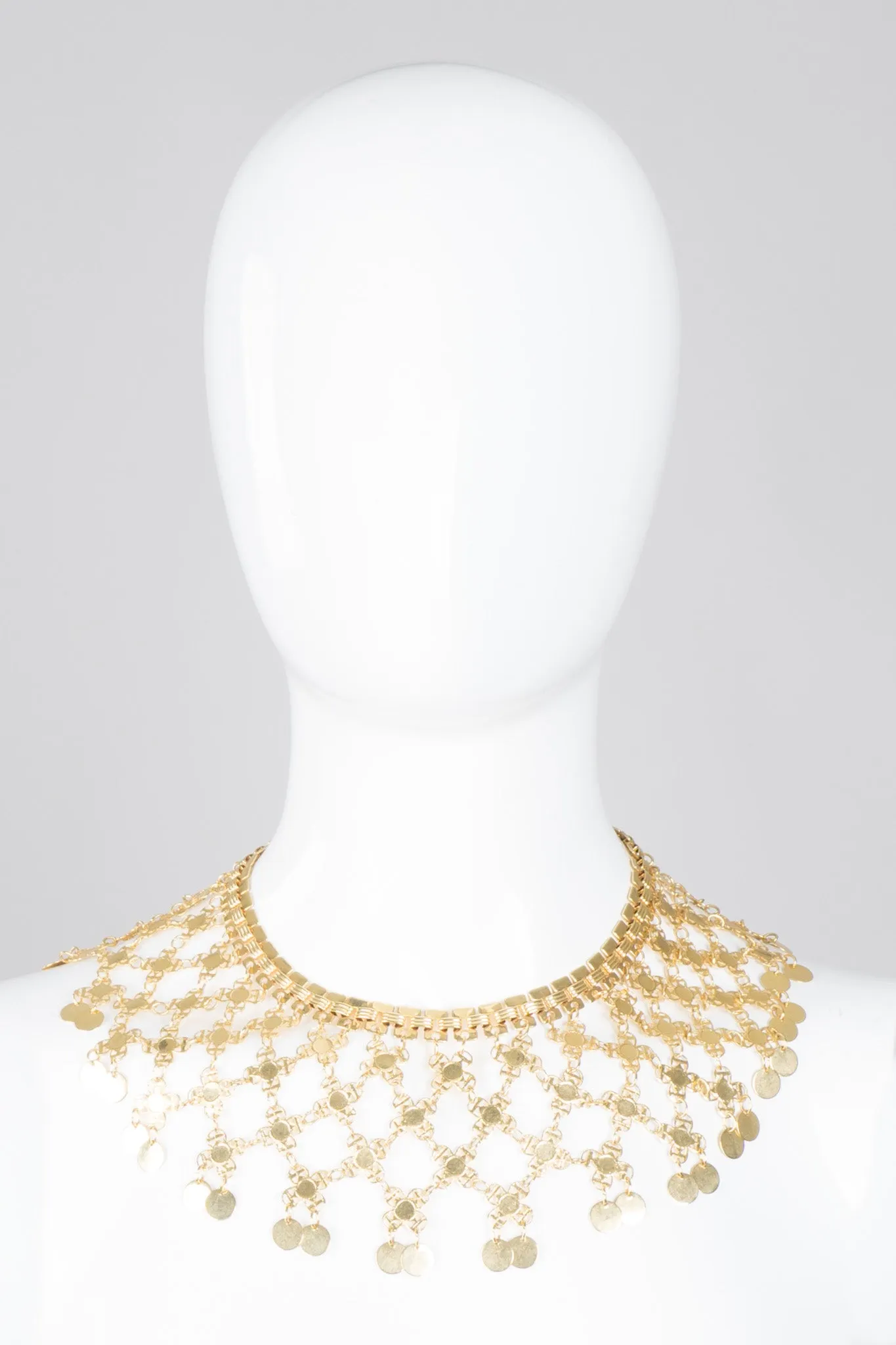 Lattice Mesh Necklace and Earring Set