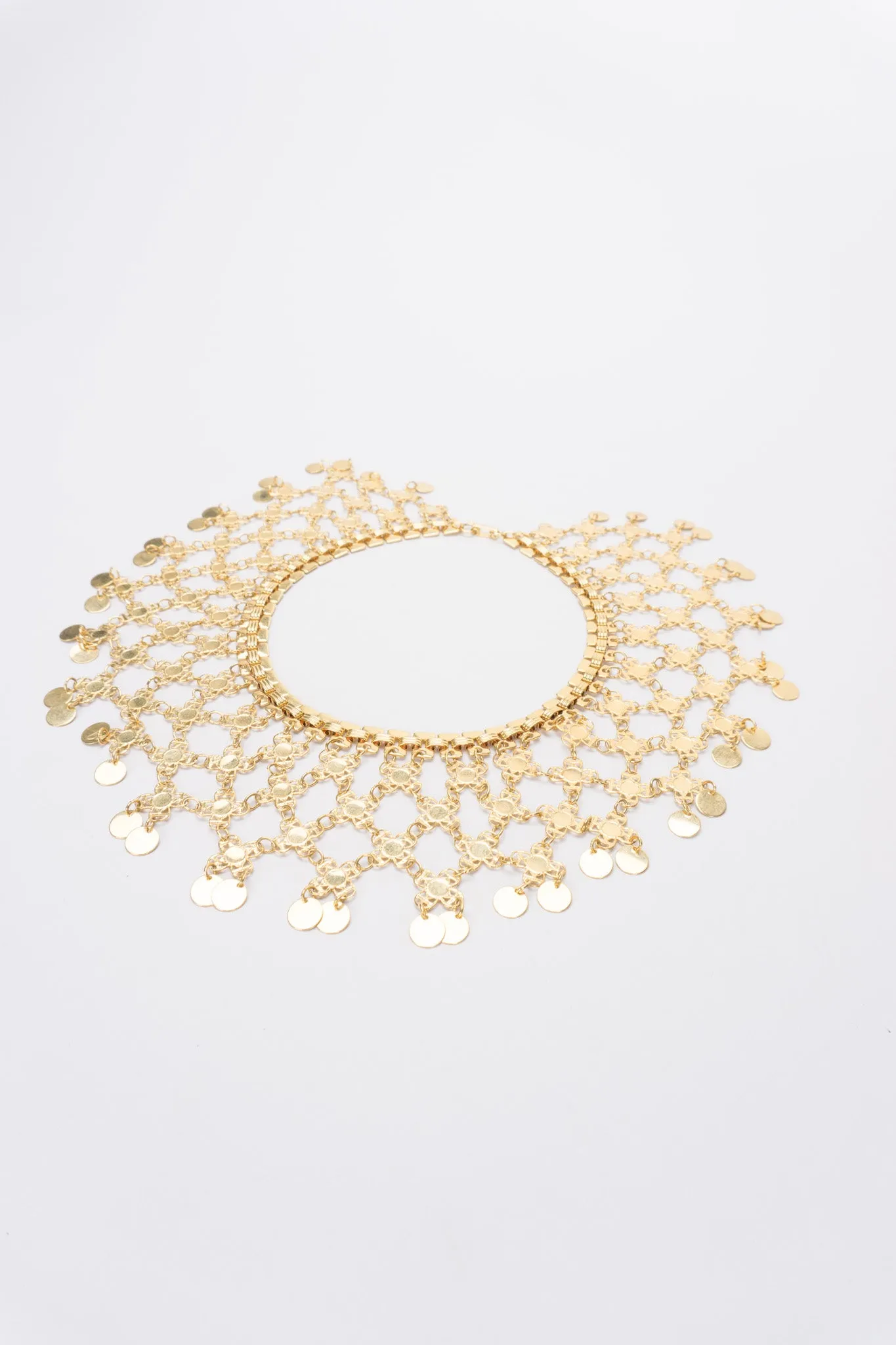 Lattice Mesh Necklace and Earring Set