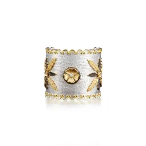 LEAFY FONDANT CUFF BRACELET