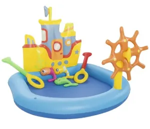 Lenoxx Tug Boat Kids Boat Play Pool Fun- Great For Kids Children Fun