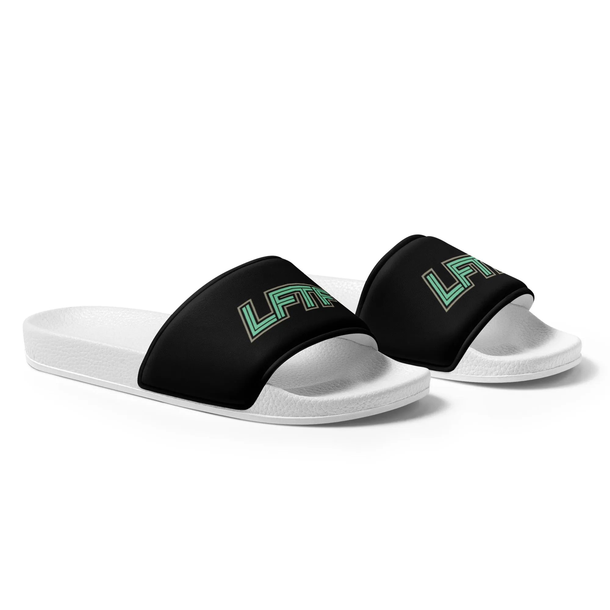 LFTF Mint/Blk/Grey Women's slides