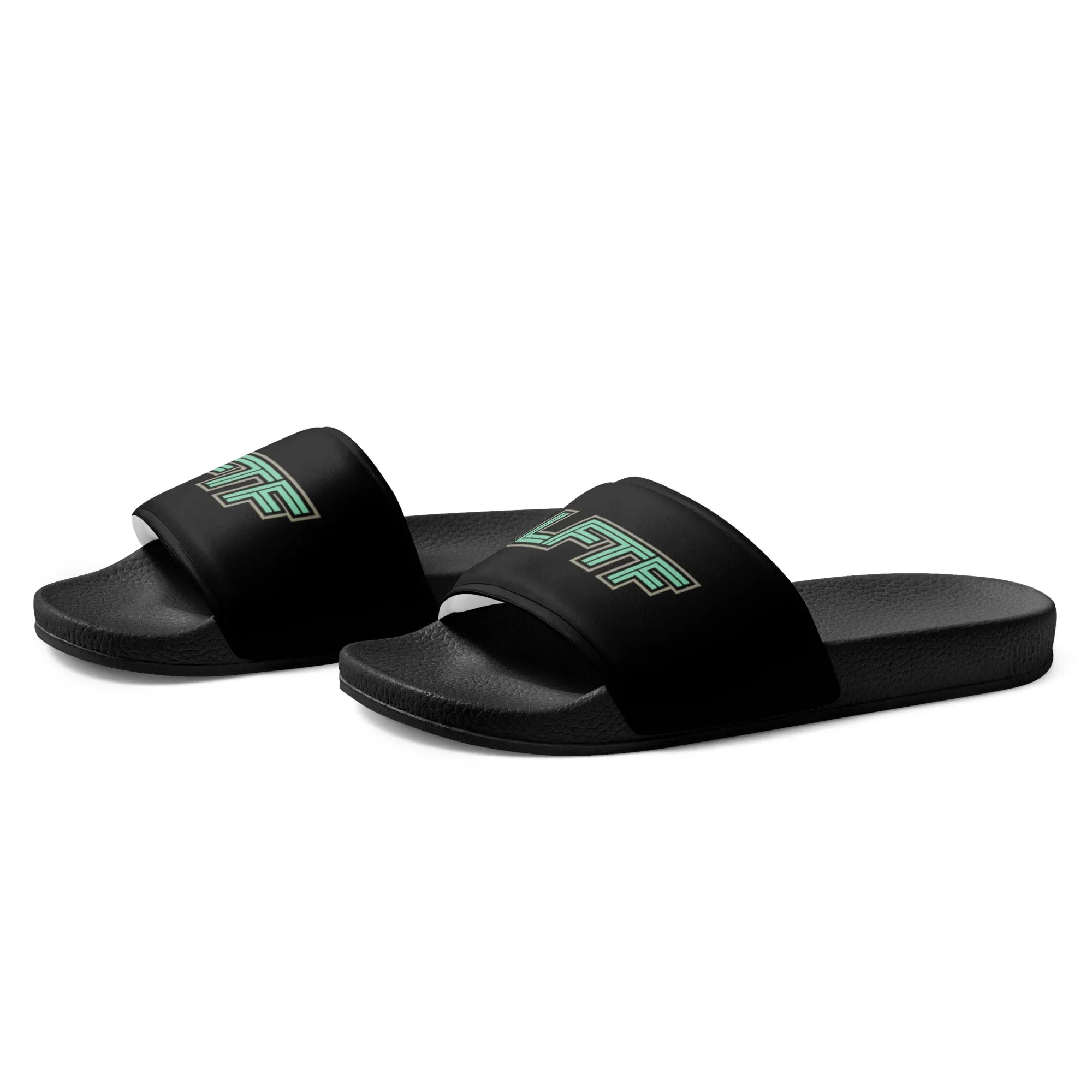 LFTF Mint/Blk/Grey Women's slides