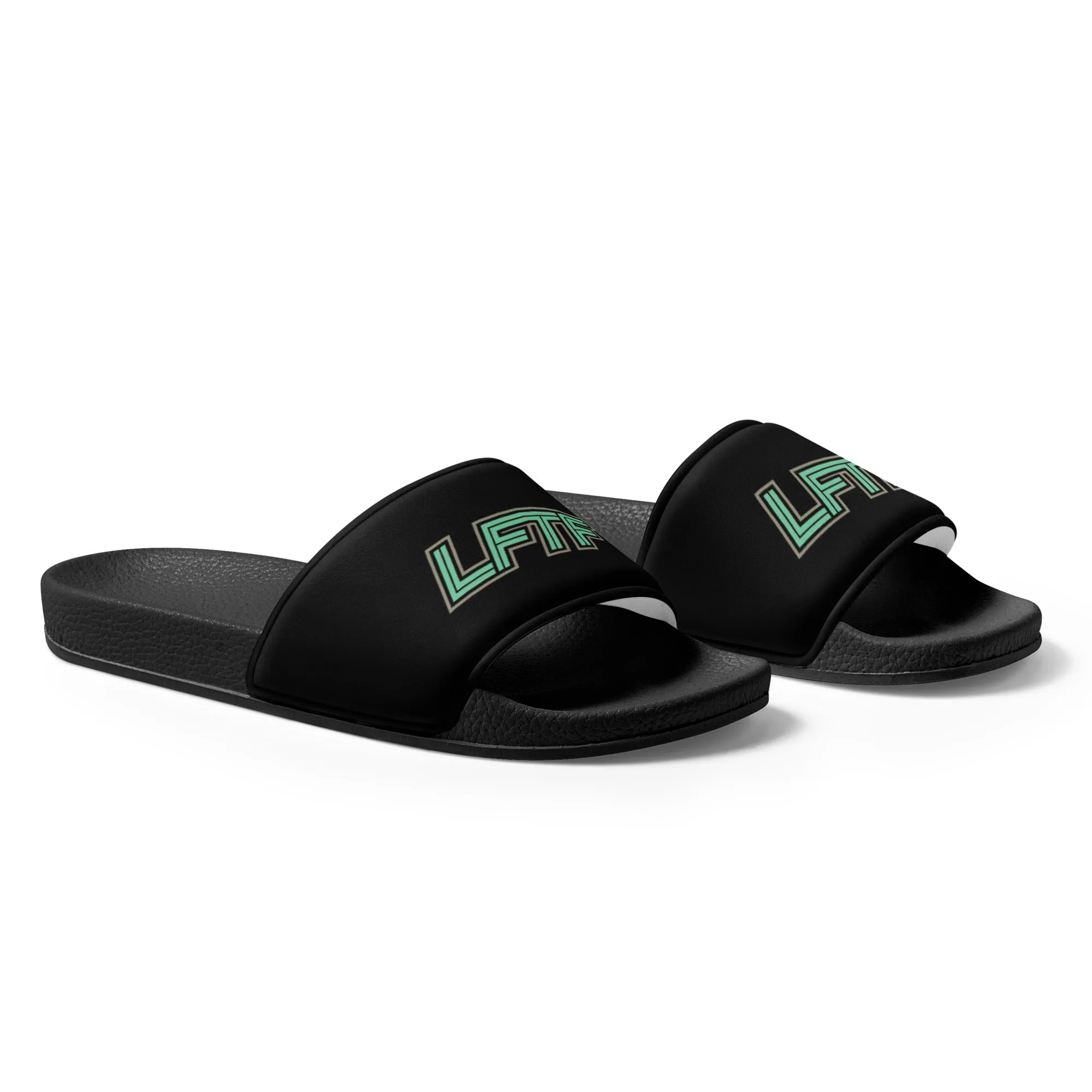 LFTF Mint/Blk/Grey Women's slides