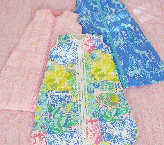 Lilly Pulitzer Colorful Wearable Blanket