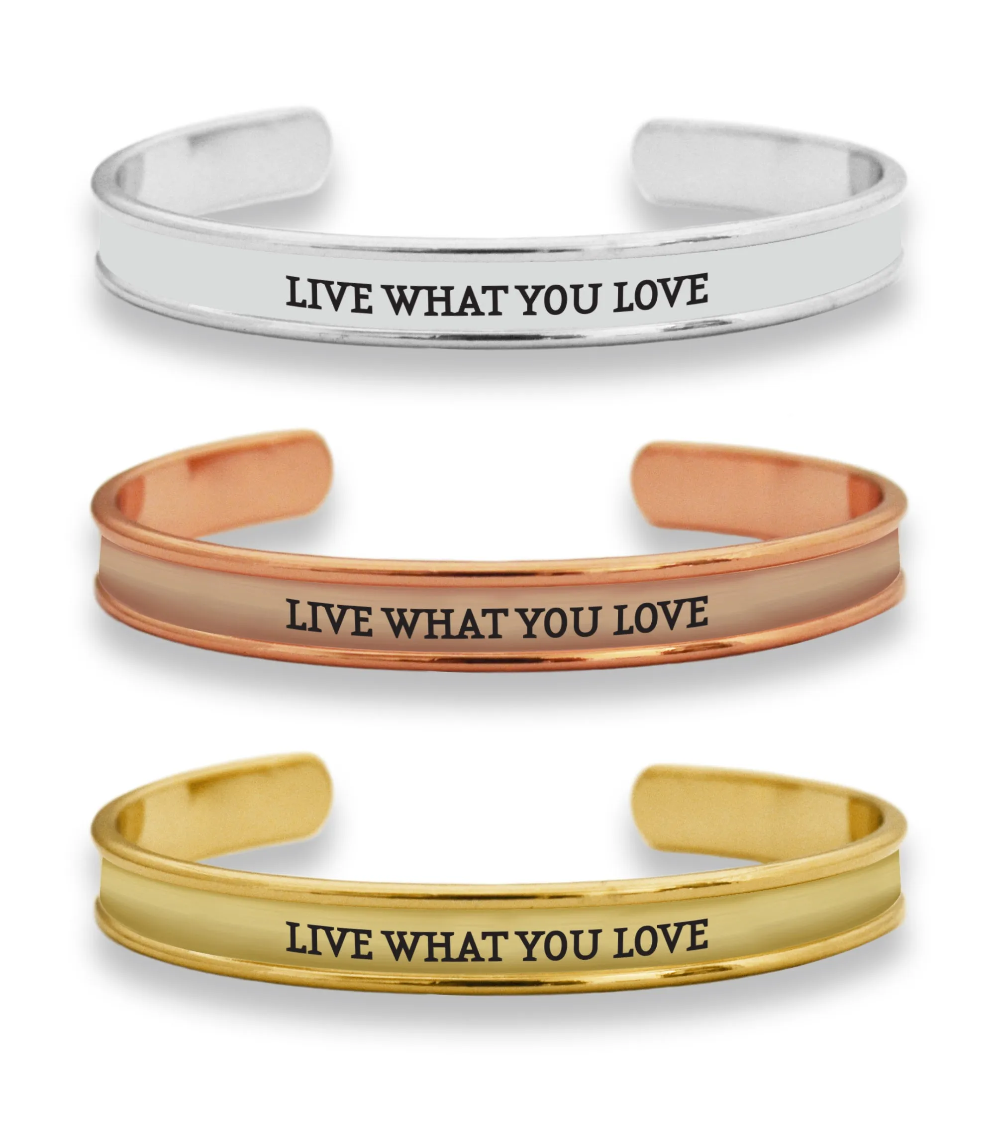 Live What You Love Cuff Bracelet