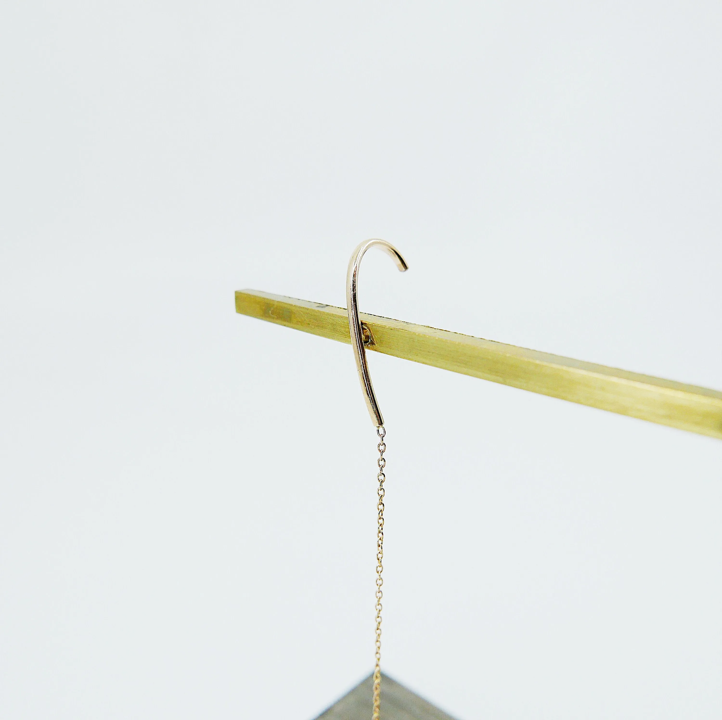 Long Chain Ear Cuff Earring