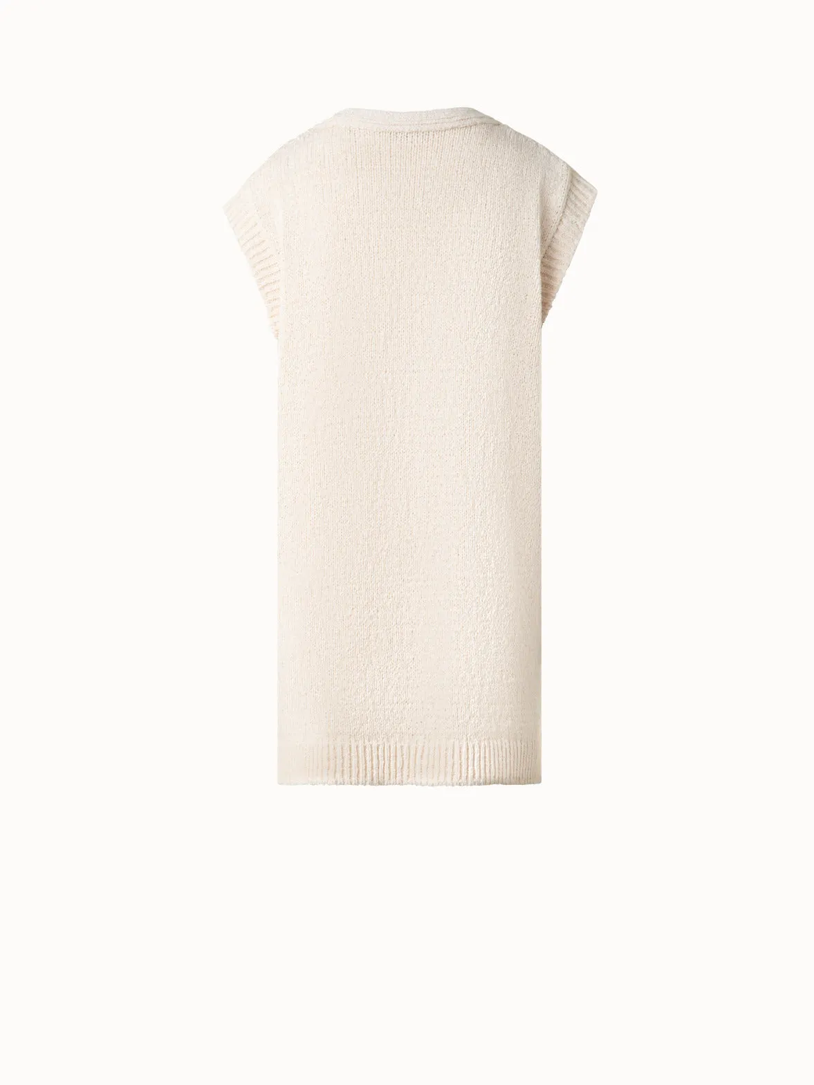 Long Chunky Knit Gilet