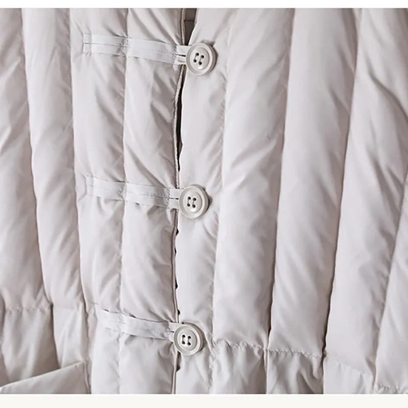 Long Coat For Women Winter Loose Large Size Hooded Big Pocket