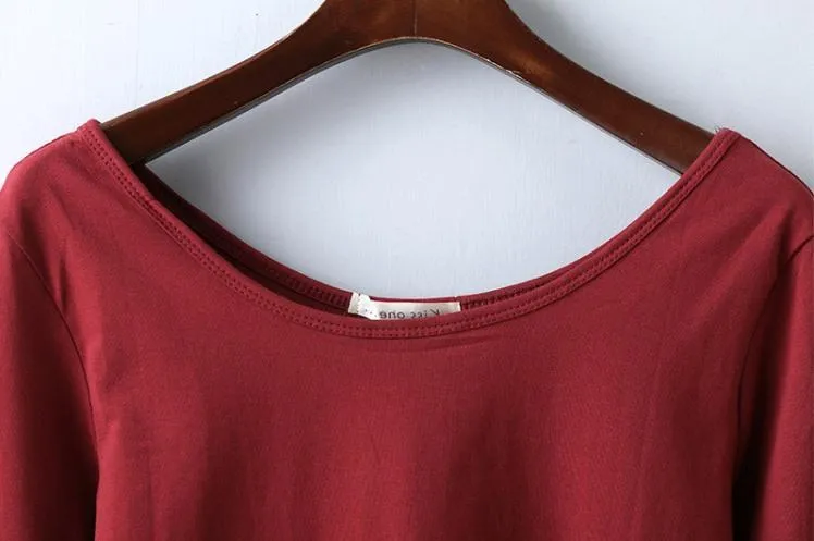 Long Sleeve Crop T-Shirt