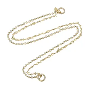 Long Tiny Letters Transformer Necklace