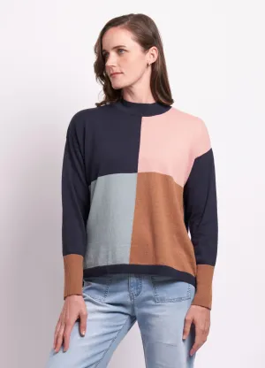 Looking Sharp Sweater - Midnight Mix