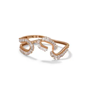 Loop and Fringe Cuff Bracelet
