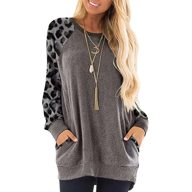 Loose Casual Long Sleeve Blouse Woman