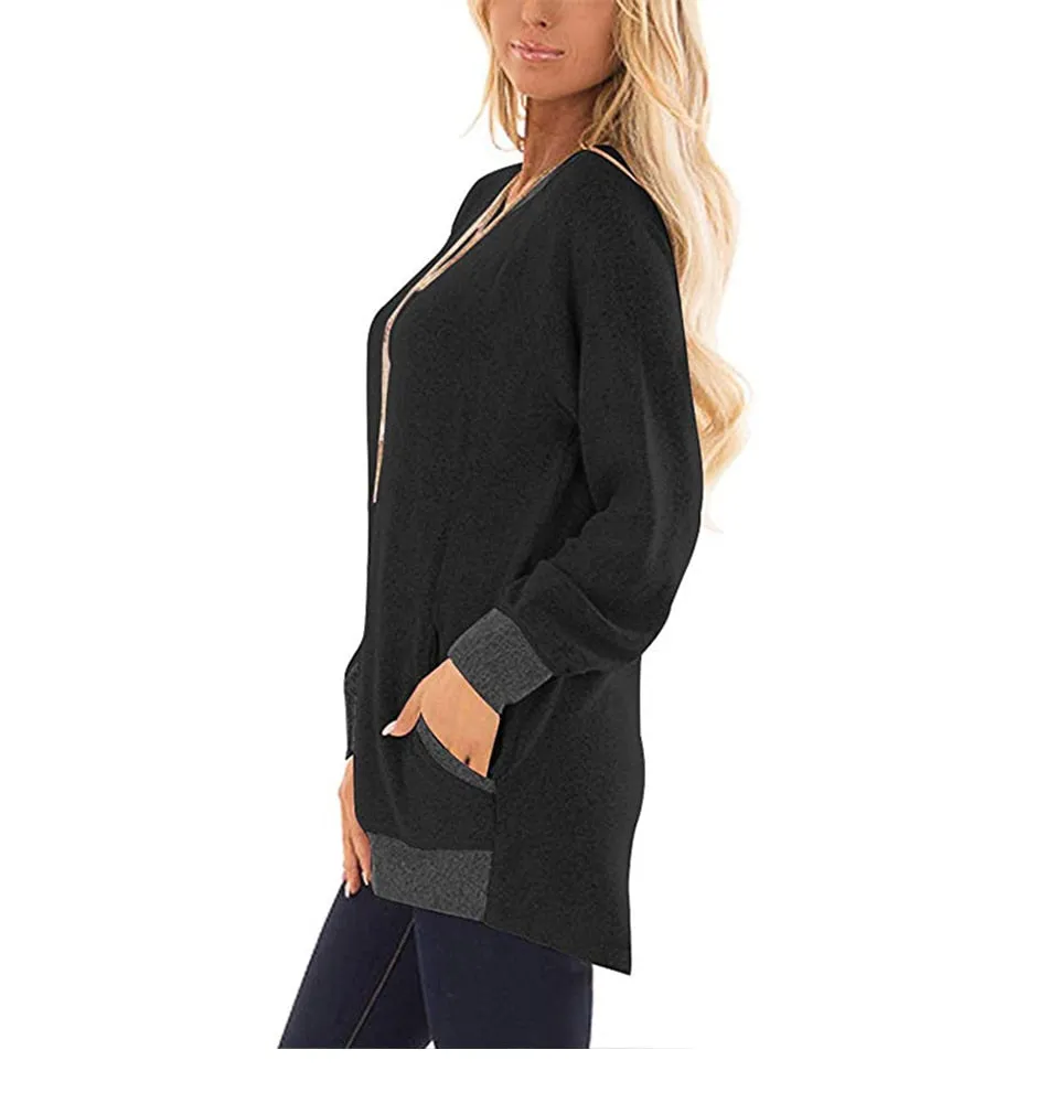 Loose Casual Long Sleeve Blouse Woman
