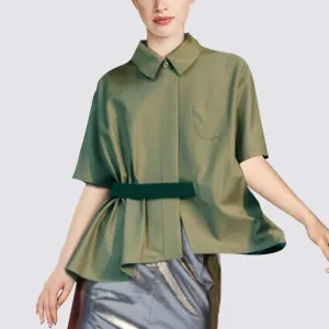 loose short shirt casual all-match top