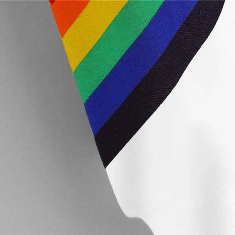LOVE Rainbow Crop Hoodie