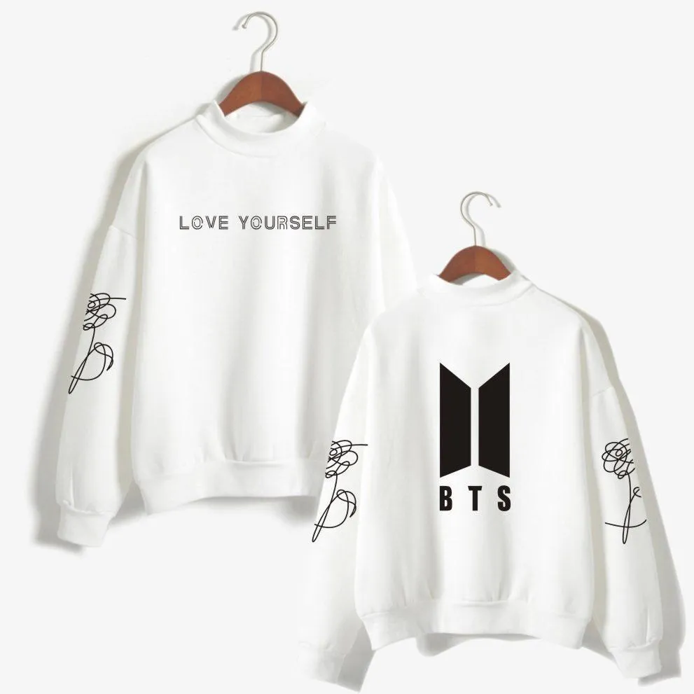 'Love Yourself' Fleeced Sweatshirt