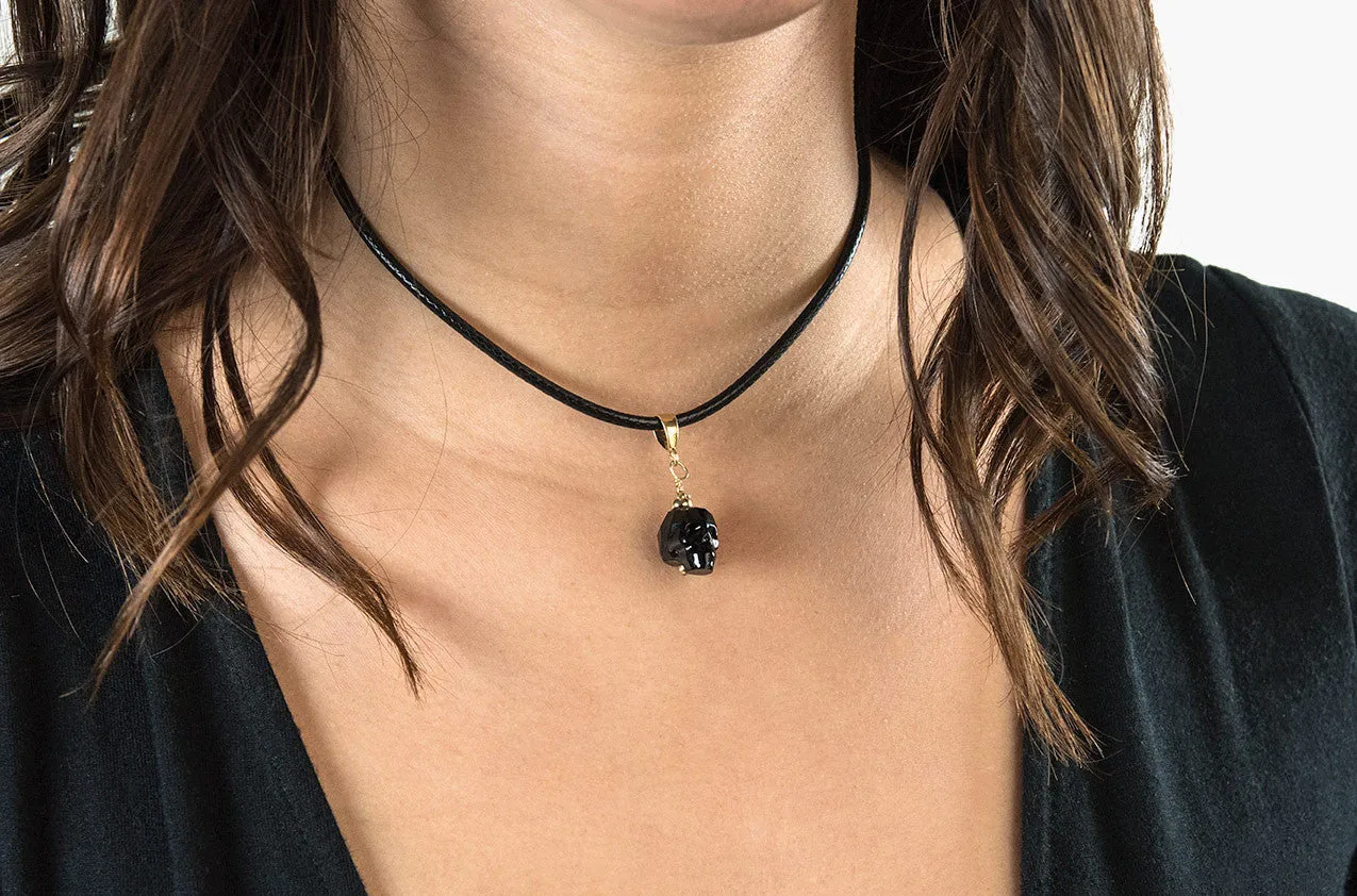 Lovely Bones Swarovski Baby Skull choker